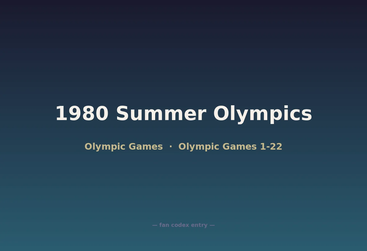 1980 Summer Olympics