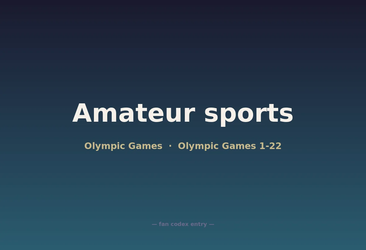 Amateur sports