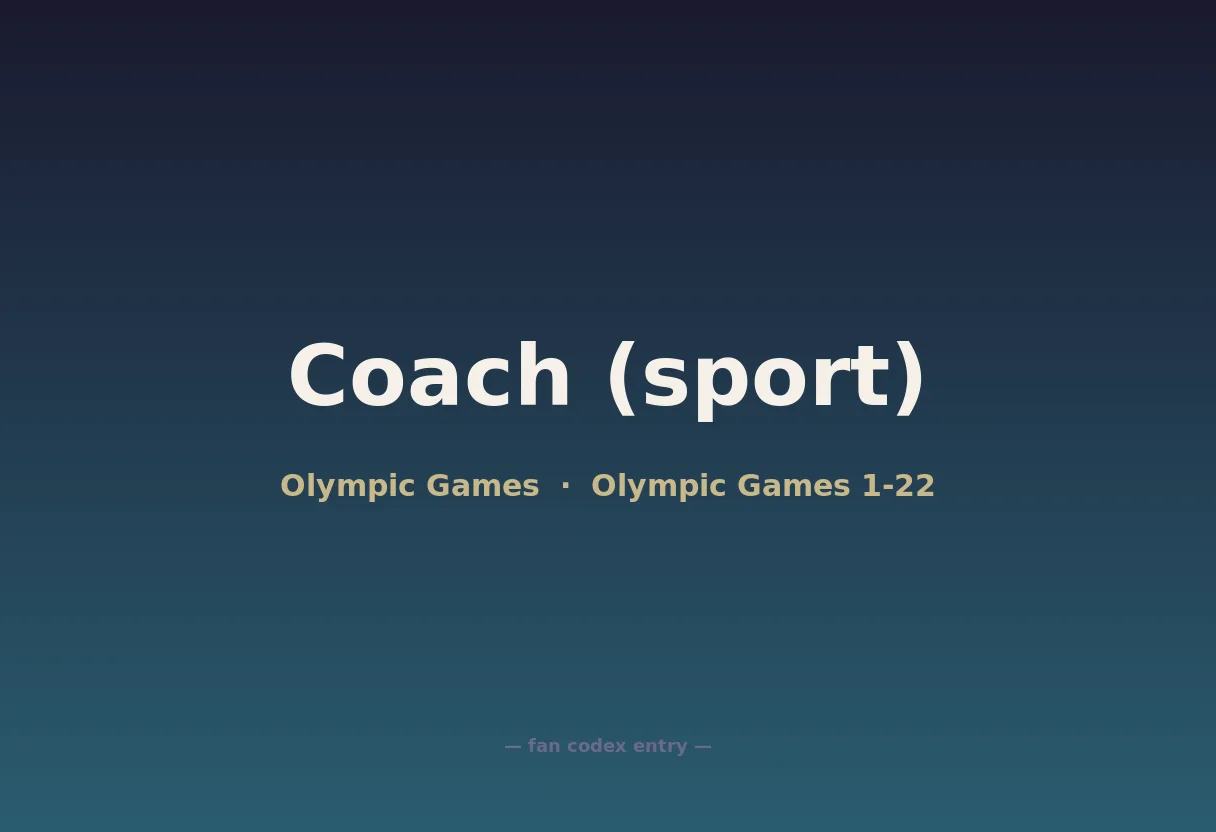 Coach (sport)